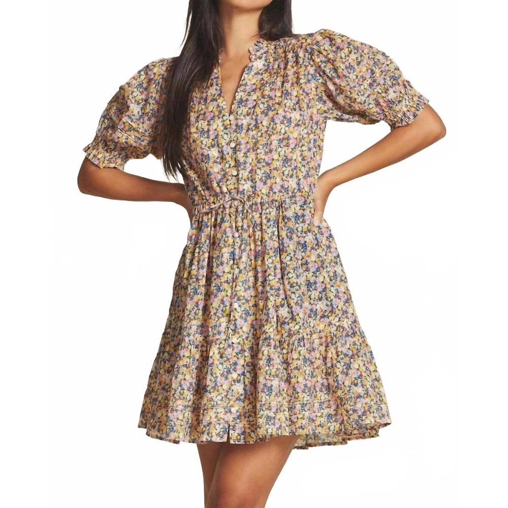 NEW TROVATA women's birds of paradis phoebe dress in belle rives